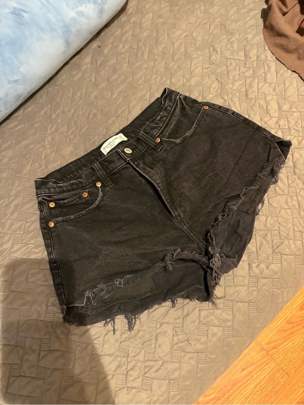 Abercrombie & Fitch Curve Love High Rise Mom Shorts